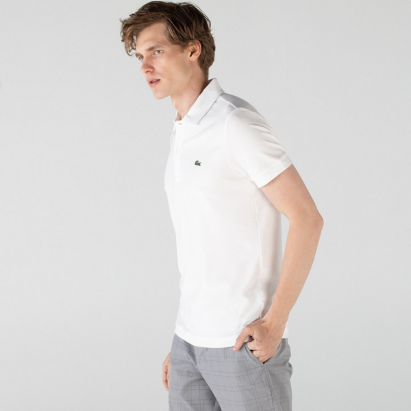 Áo Lacoste Regular Fit Polo Shirt 'White' PH5474-70V - Ảnh 3