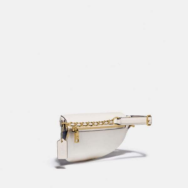 Túi Coach Charm Belt Bag In Signature Chambray With Quilting C4675 B4SUX - Ảnh 2