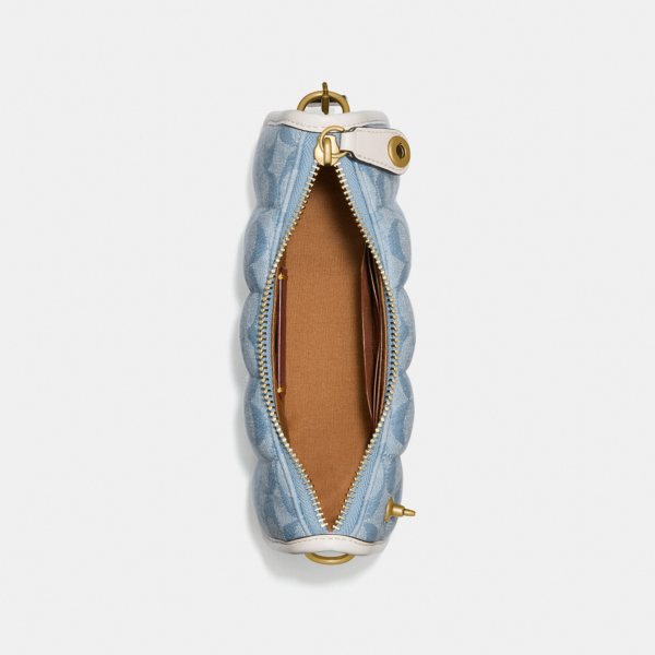 Túi Coach Swinger 20 In Signature Chambray With Quilting C5016 B4SUX - Ảnh 3