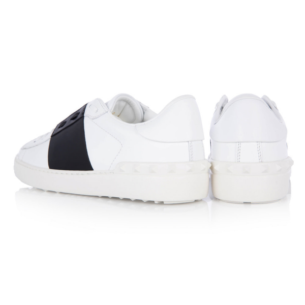 Giày Valentino Women's Rockstud Hidden Open Sneakers UW0S0781-BLU-A01 - Ảnh 4
