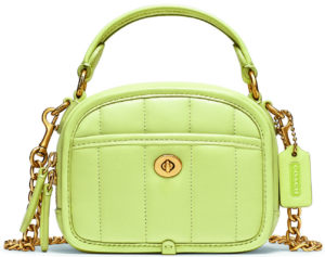 Tui Coach Lunchbox Top Handle With Quilting 'Pale Lime' C4678-B4M97