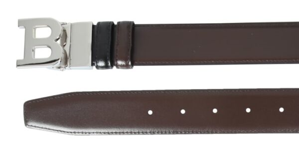 Thắt Lưng Bally FW21 Belt With Buckle B BBUCKLE35MT20BLACKBONE 12538294 - Ảnh 3