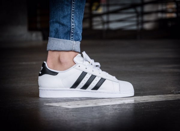 Giày Adidas Superstar J 'White Core Black' C77154 - Ảnh 4