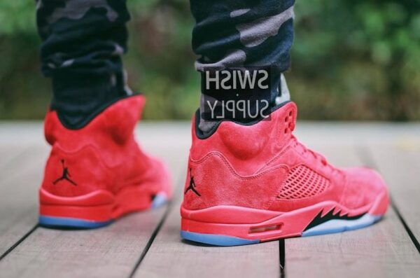 Giày Nike Air Jordan 5 Retro 'Red Suede' 136027-602 - Ảnh 3