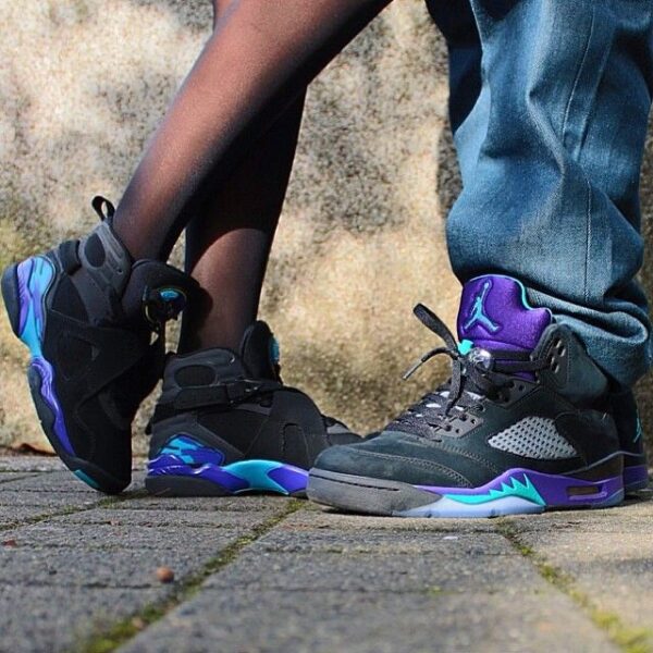 Giày Nike Air Jordan 5 Retro 'Black Grape' 136027-007 - Ảnh 2