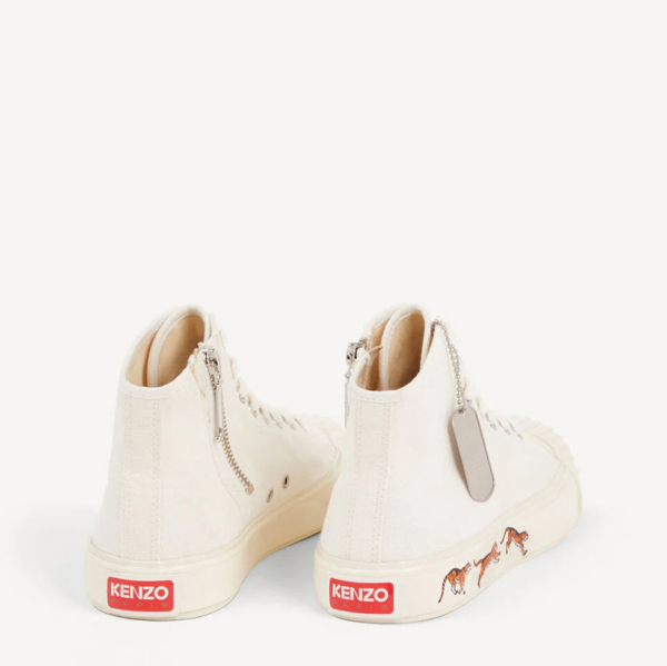 Giày Kenzo Kenzoschool High-top 'Off White' FC62SN020F50 - Ảnh 3