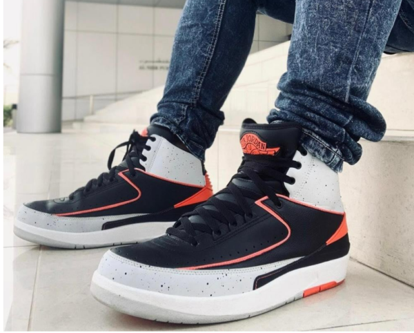 Giày Nike Air Jordan 2 Retro 'Infrared 23' 385475-023 - Ảnh 7