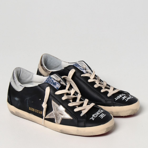 Giày Golden Goose Super-star 'Black' GWF00102-F002490-90304 - Ảnh 2