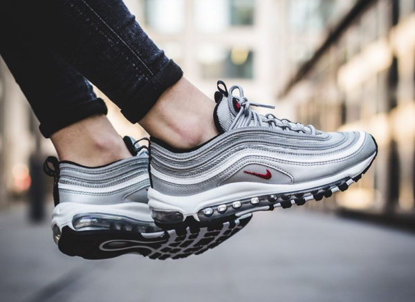 Giày Nike Air Max 97 OG QS 'Silver Bullet' 884421-001 - Ảnh 5