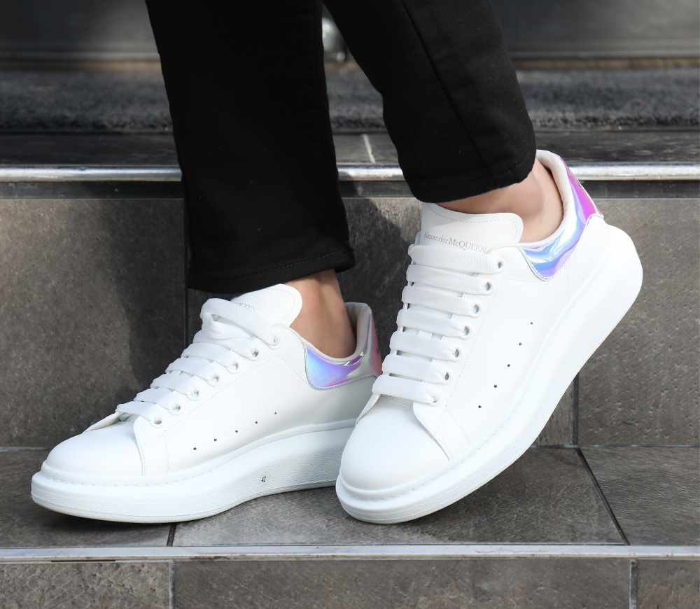 Giày Alexander McQueen Oversized 'White Iridescent' 561580-WHVI5-9375 - Ảnh 5