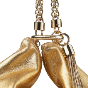 Alternative view of Túi Jimmy Choo Callie 'Gold' CALLIEMEAOO0022