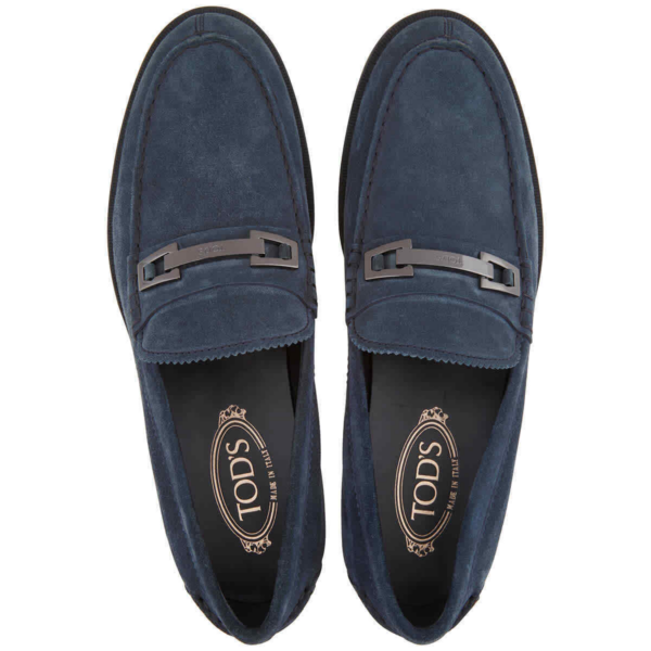 GIày Tod's Men's Navy Suede Loafer 'Blue' XXM0UD0N650RE0U80562 - Ảnh 2