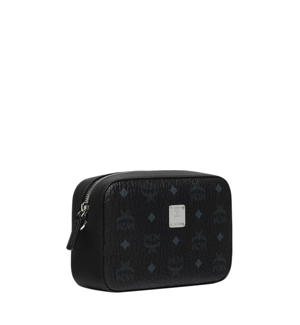 Túi MCM Camera Bag in Visetos Original MYZ9SVI97BK001 - Ảnh 3