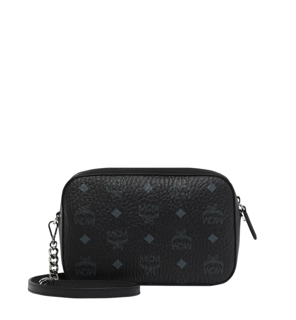 Túi MCM Camera Bag in Visetos Original MYZ9SVI97BK001 - Ảnh 2