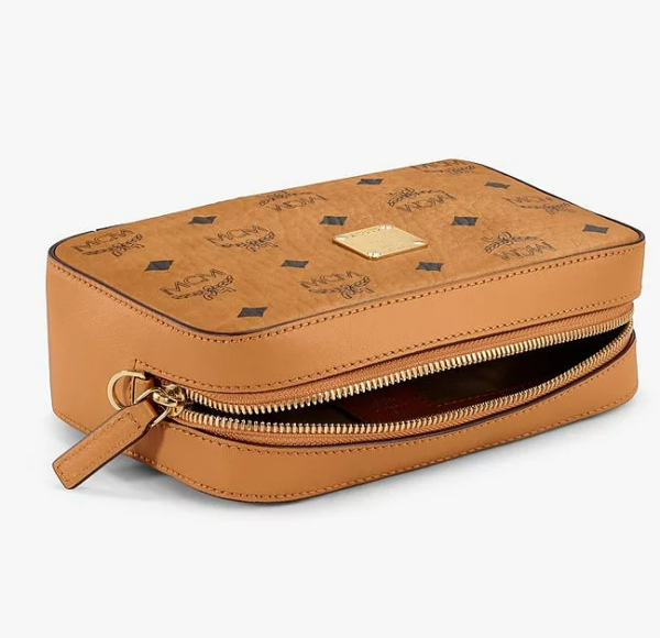 Túi MCM Camera Bag in Visetos Original  MYZ9SVI97CO001 - Ảnh 3
