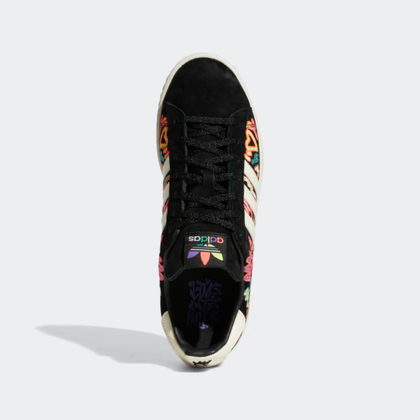 Giày Adidas Campus 80s Pride 'Black' GX6390 - Ảnh 3