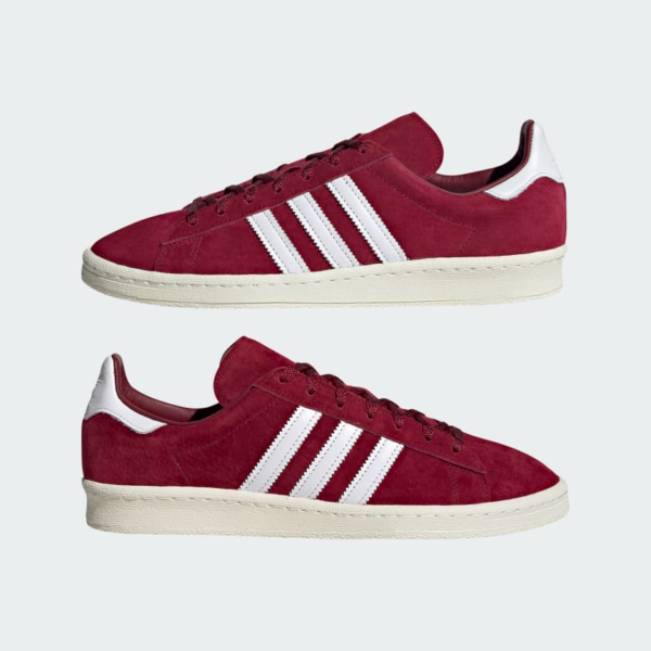 Giày Adidas Campus 80s 'Burgundy' GX9404 - Ảnh 4