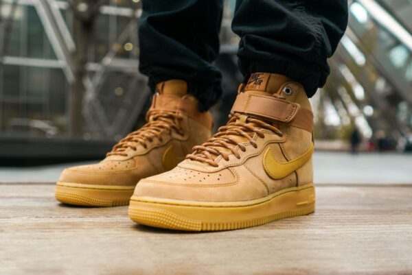 Giày Nike Air Force 1 High 'Flax' 2019 CJ9178-200 - Ảnh 6