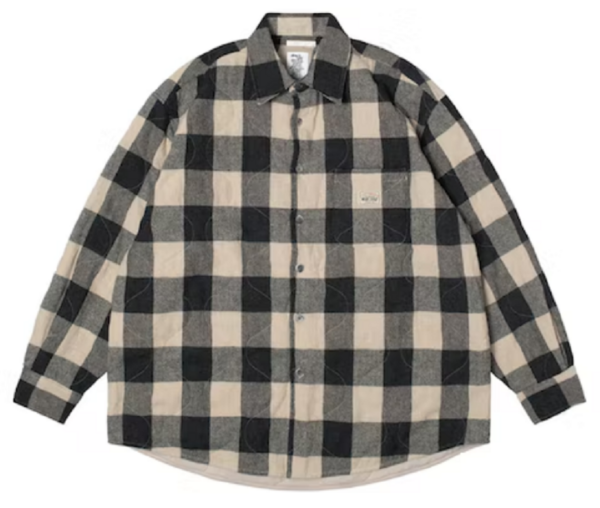 Ao Stussy x Our Legacy Work Shop Borrowed Jacket 'Grey Beige Check'