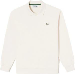 Ao Lacoste Polo Collar Sweatshirt 'Beige' SH838E-53G-XFJ