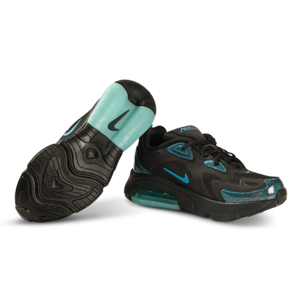 Giày Nike Air Max 200 GS 'Black Aurora' CQ4009-001 - Ảnh 2