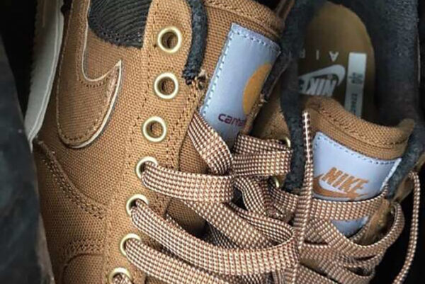 Giày Nike Air Force 1 Low Carhartt WIP 'Ale Brown' AV4113-200 - Ảnh 8