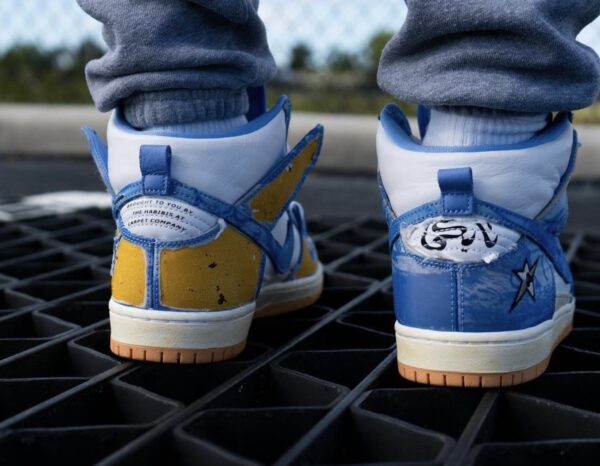 Giày Nike Carpet Company x Dunk High SB 'Blue' CV1677-100 - Ảnh 5