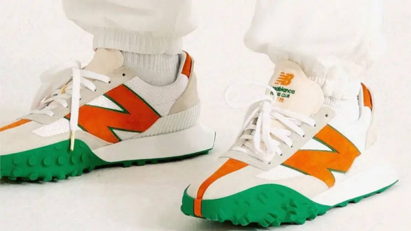 Giày New Balance Casablanca x XC-72 'Orange Green' UXC72CBD - Ảnh 6