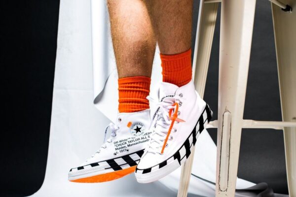 Giày Converse Off-White x Chuck 70 'White' 163862C - Ảnh 4