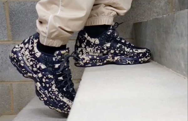Giày Nike Cav Empt x Air Max 95 'Blackened Blue' AV0765-400 - Ảnh 5