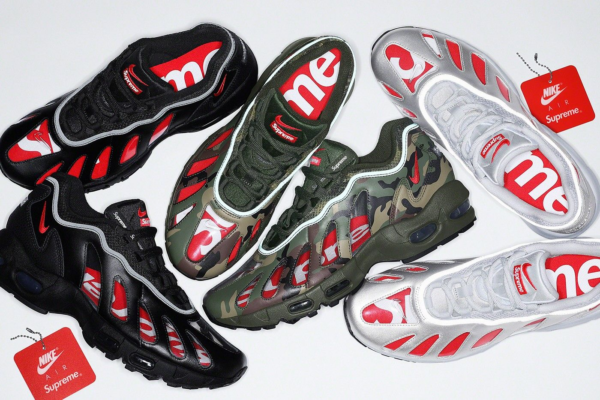 Giày Nike Supreme x Air Max 96 'Black' CV7652-002 - Ảnh 7