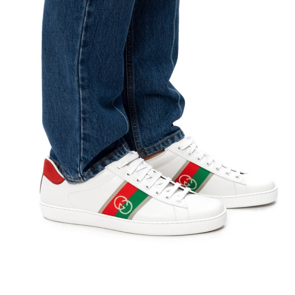 Giày Gucci Ace 'Interlocking G White'  644749 1XGM0 9063 - Ảnh 4
