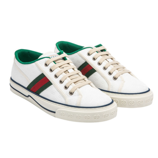 Giày Gucci Tennis 1977 'White Mini GG' 606111-99W90-9085 - Ảnh 5