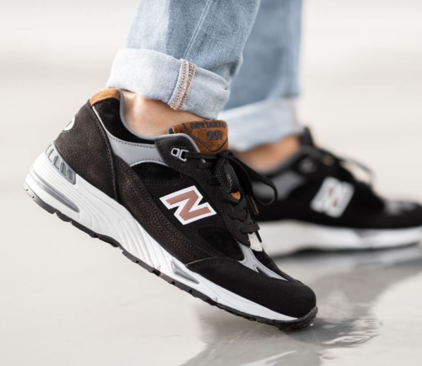 Giày New Balance 991 Made In England 'Black Brown' M991KT - Ảnh 4