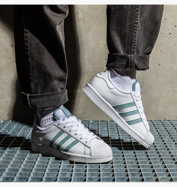Giày Adidas Originals Superstar 'Green White' GY0977 - Ảnh 3