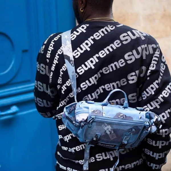 Túi Supreme Waist Bag SS20 Blue Chocolate Chip Camo SUP-WABBDC - Ảnh 2