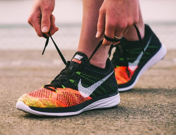 Giày Nike Flyknit Lunar 3 Orange Toe 698181-007 - Ảnh 6