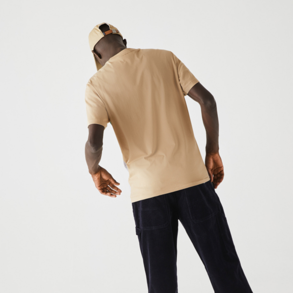 Áo Lacoste Colourblocked Panel Cotton T Shirt TH1884-FJM - Ảnh 3