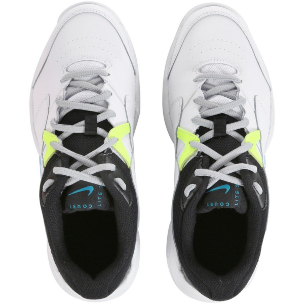 Giày Tennis Nike Court Lite 2 Jr. 'White Hot Lime' CD0440-101 - Ảnh 6