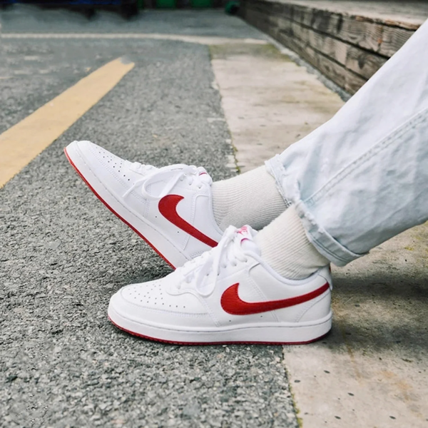 Giày Nike Court Vision Low 'White University Red' CD5463-102 - Ảnh 6