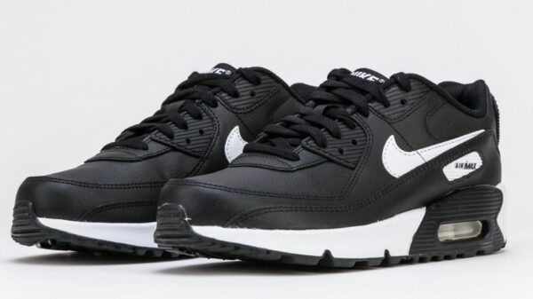 Giày Nike Air Max 90 GS 'Black White' CD6864-010 - Ảnh 6