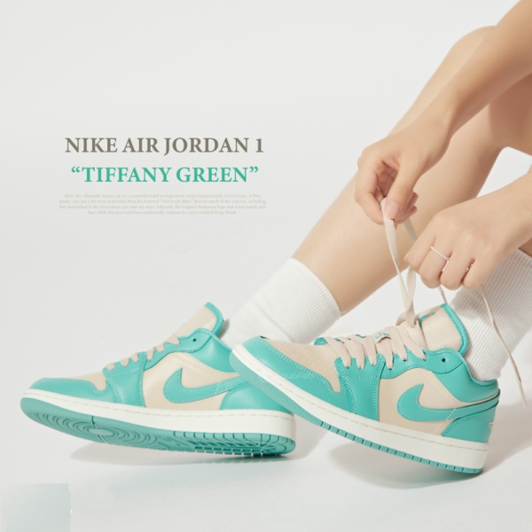 Giày Nike Air Jordan 1 Low 'Sanddrift Washed Teal' DC0774-131 - Ảnh 2