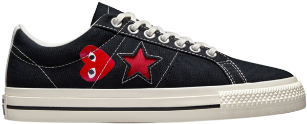 Giay Converse One Star Ox Comme des Garcons PLAY 'Black' A01791C