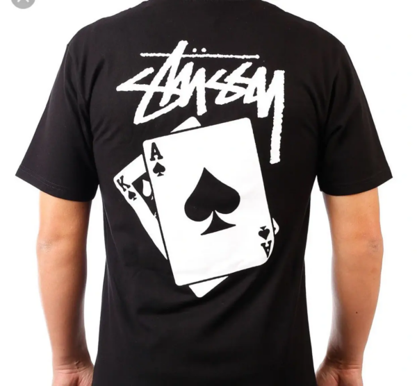 Áo Stussy "Black Jack" Tee Black - Ảnh 3
