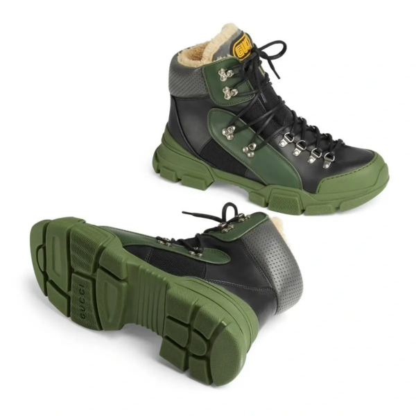 Giày Gucci Flashtrek High 'Black Green' 548714-D6090-1087 - Ảnh 5