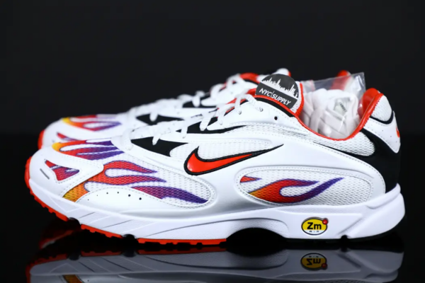 Giày Nike Supreme x Zoom Streak Spectrum Plus 'Habanero Red' AQ1279-100 - Ảnh 5