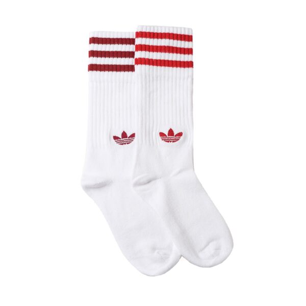 Tất Adidas Originals Adicolor 2 Pack Crew Socks In Red CE5712 - Ảnh 3