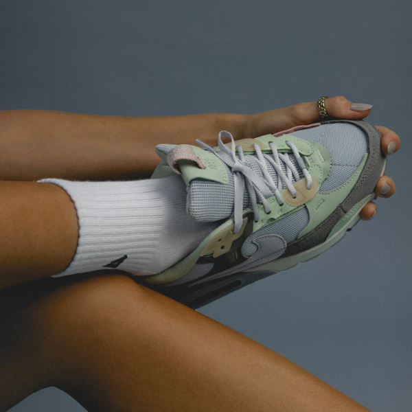 Giày Nike Air Max 90 Futura 'Sky Grey And Seafoam' DM9922-001 - Ảnh 3