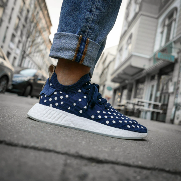 Giày Adidas Wmns NMD R2 PK 'Collegiate Navy' BA7560 - Ảnh 4
