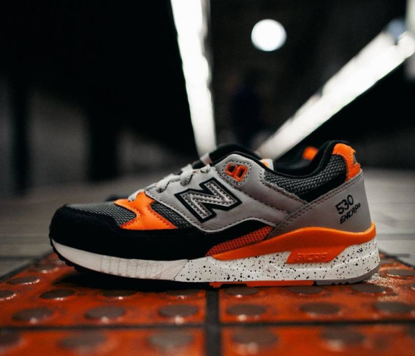 Giày New Balance Wmns 530 'Black Grey Orange' W530PSC - Ảnh 4